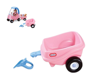 Little Tikes Princess Cozy Coupe Trailer Przyczepka 621451 Różowa