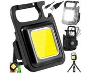 Latarka Mini Brelok Kieszonkowa 5W1 30 Led 4 Tryby Świecenia Multitool