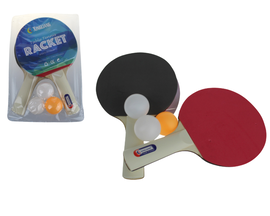 Zestaw Do Ping Ponga Gry W Tenisa Stołowego Paletki 3 Piłeczki Ping-Pong