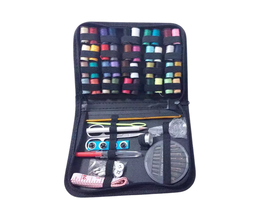 Zestaw Krawiecki Do Szycia Cerowania Nici Przybornik Etui 128 Sztuk