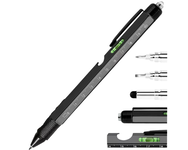 Długopis MultiTool 9W1 Wielofunkcyjny Poziomica Otwieracz Led