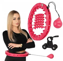 Hula Hop Z Wypustkami Obciążeniem Odchudzające Składane Masaż Fitness