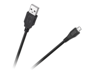 Kabel Przewód Cabletech Usb - Micro Usb Typ B 1 M Czarny