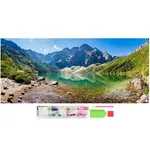 Haft Diamentowy Mozaika Zestaw Diamond Painting Xl Krajobraz Góry 50X120Cm
