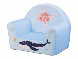 krzesło krzesełko podłogowe dla dzieci pufa sofa Livarno home 51 x 33 cm