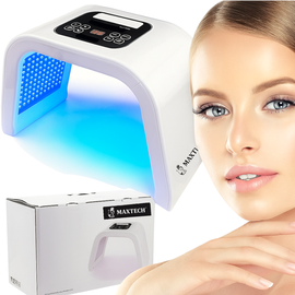 Maska Led 7-kolorowa Lampa na twarz Składana z chłodzeniem fotonowe światło