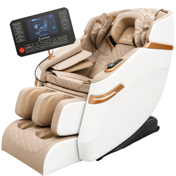 Fotel masujący Shiatsu Zero Gravity rozkładany z ogrzewaniem Polski Panel