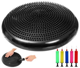 Poduszka sensoryczna do ćwiczeń na fotel Stabilizująca Jeżyk Dysk balansowy