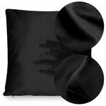 Poszewka Dekoracyjna Velvet 40x40 Giorgia Aksamitna, Elegancka, Glamour, Czarna