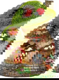 Dekoracja Ogrodowa TERESA'S COLLECTIONS Domek Grzyb 17cm