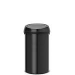 Kosz na Śmieci Brabantia Touch Bin, Matowa Czerń, 60l Otwierany na Dotyk