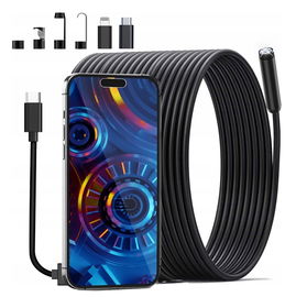 KAMERA ENDOSKOPOWA AOPICK 5M HD 1080P LED + KOŃCÓWKI IOS ANDROID