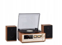 Gramofon Auna Oxford brązowy
