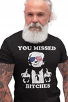 DONALD TRUMP You Missed KOSZULKA czarna męska T-SHIRT USA FIGHT wybory 5XL