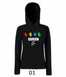Queen Damska Bluza z kapturem 8 WZORÓW M