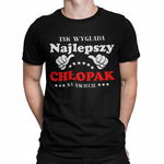 KOSZULKA T-SHIRT DZIEŃ CHŁOPAKA PREZENT SUPER S