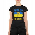 T-SHIRT DAMSKA KOSZULKA WOLNA UKRAINA PUTIN XL