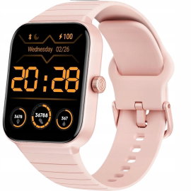 Smartwatch zegarek idw15 różowy 1,8" B.T 5.3 IP68 300mAh Tętno Kalorie Sen