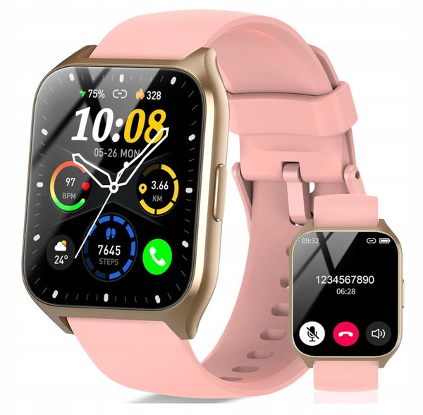 Smartwatch Dusonlap MT65, różowy