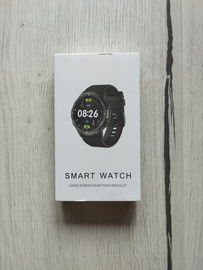 Smartwatch z Dotykowym Ekranem - Pomiar Tętna, Krokomierz, Niebieski
