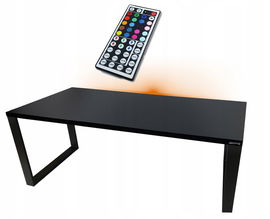 BIURKO GAMINGOWE LOFTOWE LED STABILNE METALOWE KOMPUTEROWE PRODUCENT