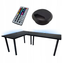 BIURKO GAMINGOWE NAROŻNE 180x120PRZEPUST PRODUCENT