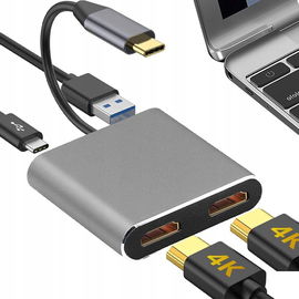 Wieloportowy adapter 4in1