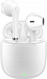 SŁUCHAWKI BEZPRZEWODOWE DOUSZNE YOBOLA T9 IPX5 BLUETOOTH 5.1 WYGODNE BIAŁE