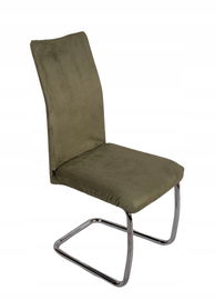 ANTYPOŚLIZGOWY POKROWIEC NA KRZESŁO ZAMSZ WELUROWY SZAŁWIA w AKSAMICIE