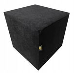 Sztruksowy pokrowiec osłona na puf 50x50x50cm odnowa tapicerki ochraniacz