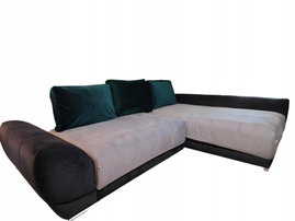 Pokrowiec na siedzisko kanapy sofy 70x125x15cm welur w dotyku elastyczny