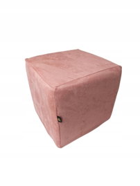 Pokrycie pokrowiec narzuta na puf 35x35x35 zamsz welurowy
