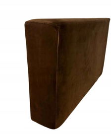 Pokrowiec na podłokietnik Sofy Narożnik 20x95x55cm welur ELASTYCZNY brązowy