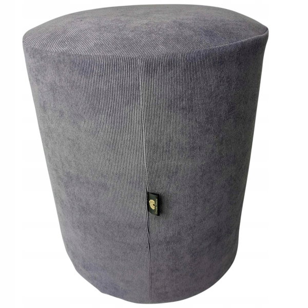 Pokrowiec narzuta i osłona okrągły puf 30x40cm materiał sztruks wytrzymały