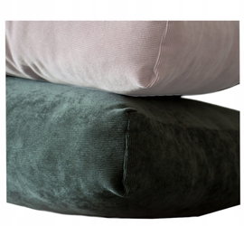 Pokrowiec poszewka na poduszkę na suwak do salonu 40x65x8cm sztruks