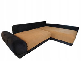 Pokrowiec na narożnik sofę kanapę do pokoju siedzisko 60x130x15cm piasek