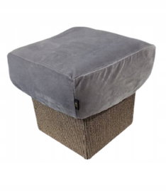 Stylowy i elastyczny pokrowiec na Puf 40x40x15cm Ochrona i Styl kolor