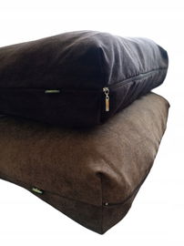 Pokrowiec na poduszkę na suwak do salonu 45x80x15cm sztruks tapicerski