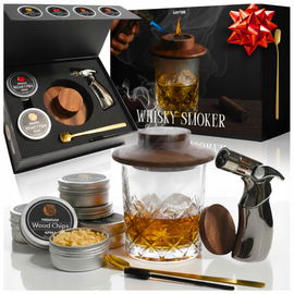 Zestaw Do Wędzenia Whisky Smoker Gadżet Prezent Dla Chłopaka Mężczyzny 11W1