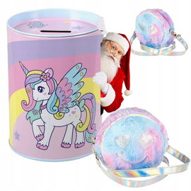 Prezent Na Mikołaja Upominek Dla Dziewczynki Zestaw Torebka I Skarbonka