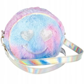 Torebka Dla Dziewczynki Na Telefon Pluszowa Na Ramie Mała Różowa Uśmiech