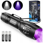 Latarka Turystyczna 3W1 Led Uv Zoom Mocna Lekka Taktyczna 500Lm 5W Ipx4