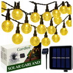 Girlanda Ogrodowa Świetlna Ozdobne Lampki Zewnetrzne Solarne Kule Do Ogrodu