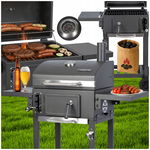 Grill Węglowy Ogrodowy Z Kominkiem