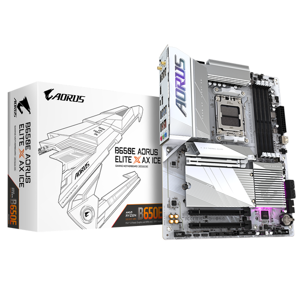 Płyta główna GIGABYTE B650E AORUS ELITE X AX (WIFI) ICE AM5 Pcie 5.0