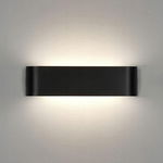 Kinkiet ,wewnętrzna czarna lampa ścienna, 16 W LED