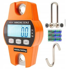 Cyfrowa waga wisząca,profesjonalna, wytrzymała 300kg