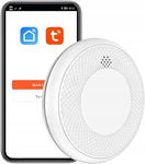 Cienki inteligentny czujnik dymu z automatycznym autotestem wifi
