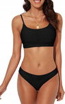 Damski zestaw bikini push-up ,czarny rozmiar L