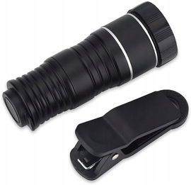 Obiektyw do smartfona 12-krotny zoom czarny